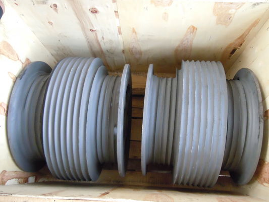 Customized 6mm Wire Rope Drum Grooved Heavy Duty For Mining