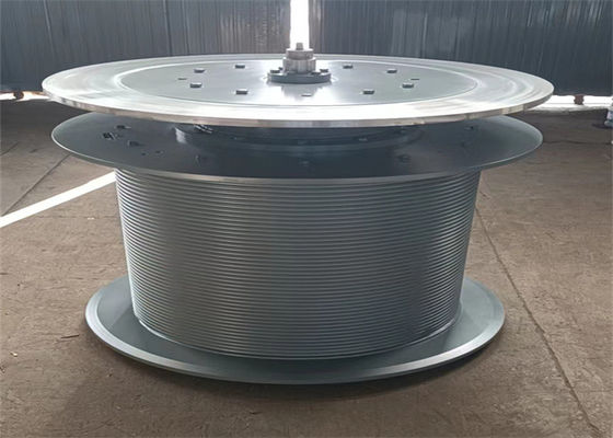 Towing Winch Parts: Lebus Grooved Cable Winch Drum For Ocean Going Ships