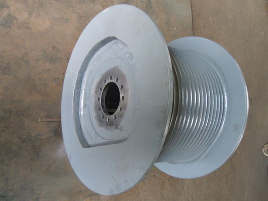 LBS 8mm Wire Grooved Winch Drum , Wire Rope Hoist Drum For Mining Equipment