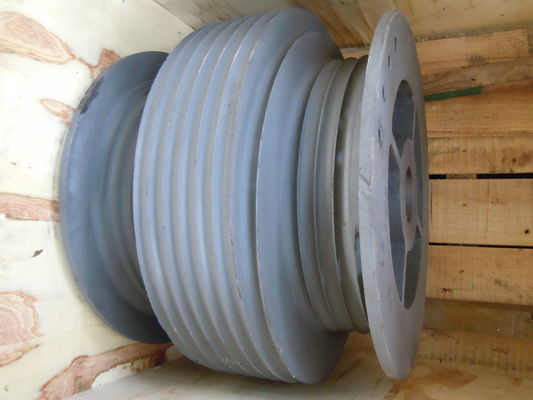 Customized 6mm Wire Rope Drum Grooved Heavy Duty For Mining