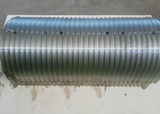 Customized Grooved Sleeve Winch Drum Parts Bolted Or Welding Connection